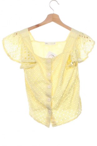 Dziecięca koszula Zara, Rozmiar 10-11y/ 146-152 cm, Kolor Żółty, Cena 31,46 zł