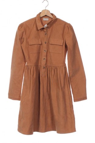 Dziecięca sukienka LC Waikiki, Rozmiar 12-13y/ 158-164 cm, Kolor Brązowy, Cena 54,43 zł