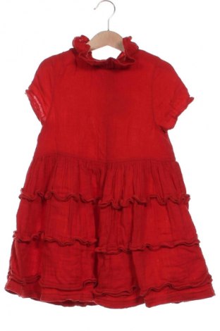 Kinderkleid Petit Bateau, Größe 5-6y/ 116-122 cm, Farbe Rot, Preis 17,99 €