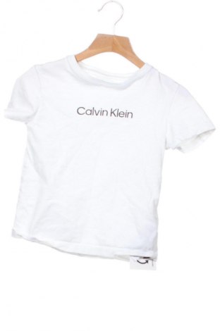 Dětské tričko  Calvin Klein Jeans, Velikost 4-5y/ 110-116 cm, Barva Bílá, Cena  559,00 Kč