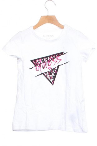 Dziecięcy T-shirt Guess, Rozmiar 6-7y/ 122-128 cm, Kolor Biały, Cena 99,99 zł