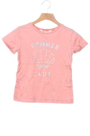 Dziecięcy T-shirt H&M, Rozmiar 4-5y/ 110-116 cm, Kolor Różowy, Cena 24,99 zł