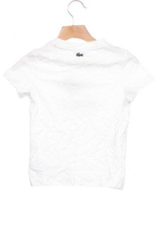 Kinder T-Shirt Lacoste, Größe 2-3y/ 98-104 cm, Farbe Weiß, Preis 38,99 €