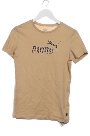 Dziecięcy T-shirt PUMA, Rozmiar 12-13y/ 158-164 cm, Kolor Beżowy, Cena 53,99 zł