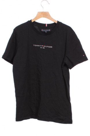 Dziecięcy T-shirt Tommy Hilfiger, Rozmiar 12-13y/ 158-164 cm, Kolor Czarny, Cena 99,99 zł