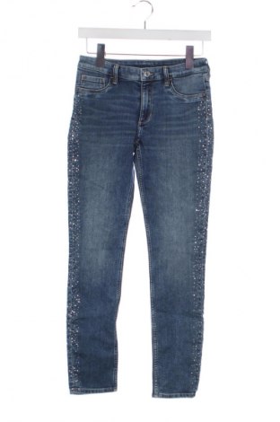 Dziecięce jeansy H&M, Rozmiar 11-12y/ 152-158 cm, Kolor Niebieski, Cena 73,56 zł