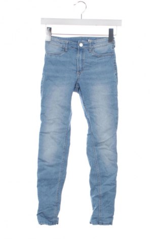 Dětské džíny  H&M, Velikost 8-9y/ 134-140 cm, Barva Modrá, Cena  259,00 Kč