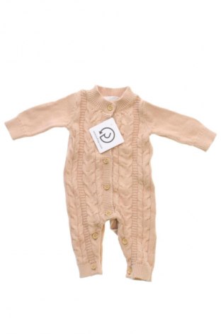 Dziecięcy kombinezon Pepco, Rozmiar 2-3m/ 56-62 cm, Kolor Beżowy, Cena 41,99 zł