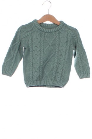 Dziecięcy sweter H&M, Rozmiar 9-12m/ 74-80 cm, Kolor Zielony, Cena 74,25 zł