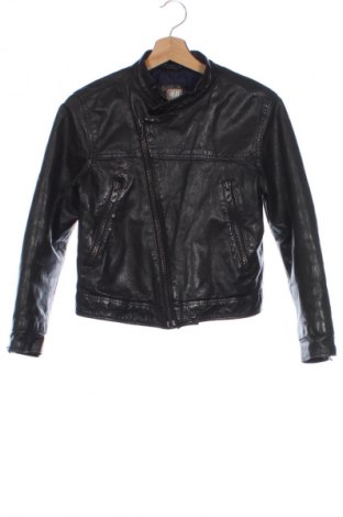 Dziecięca skórzana kurtka H&M, Rozmiar 9-10y/ 140-146 cm, Kolor Czarny, Cena 89,99 zł