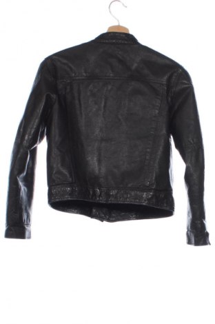 Dziecięca skórzana kurtka H&M, Rozmiar 9-10y/ 140-146 cm, Kolor Czarny, Cena 89,99 zł