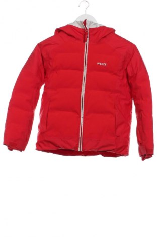 Dziecięca zimowa kurtka sportowa Decathlon, Rozmiar 9-10y/ 140-146 cm, Kolor Czerwony, Cena 93,99 zł