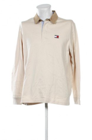 Męska bluzka Tommy Jeans, Rozmiar L, Kolor Beżowy, Cena 219,99 zł
