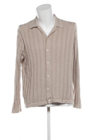 Herren Strickjacke Abercrombie & Fitch, Größe L, Farbe Beige, Preis 24,99 €