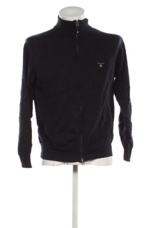 Jachetă tricotată de bărbați Gant, Mărime L, Culoare Albastru, Preț 259,99 Lei