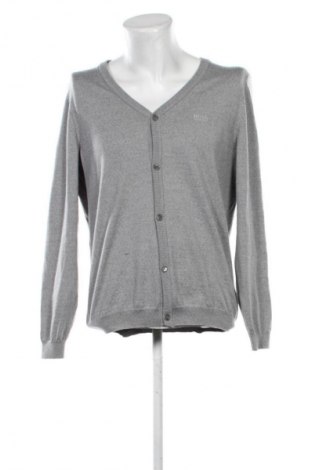 Herren Strickjacke Hugo Boss, Größe XL, Farbe Grau, Preis 44,99 €