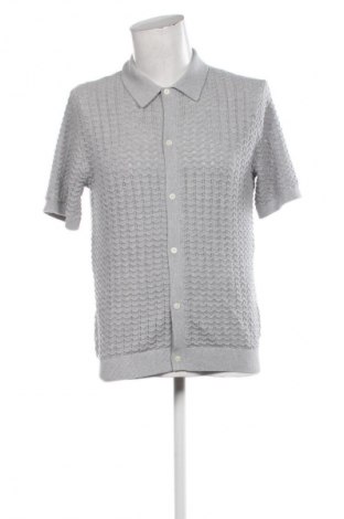 Herren Strickjacke Jack & Jones, Größe M, Farbe Grau, Preis 52,99 €