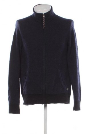 Herren Strickjacke Jack & Jones, Größe L, Farbe Blau, Preis 12,99 €
