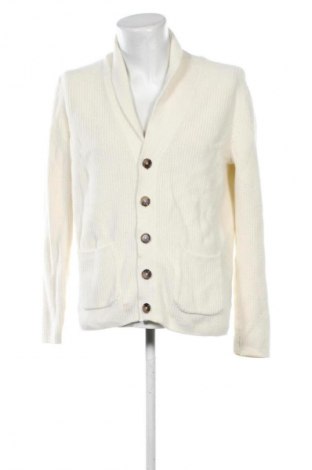 Herren Strickjacke Reserved, Größe M, Farbe Ecru, Preis 10,99 €
