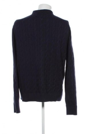Jachetă tricotată de bărbați Tommy Hilfiger, Mărime XXL, Culoare Albastru, Preț 402,99 Lei