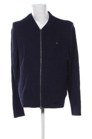 Jachetă tricotată de bărbați Tommy Hilfiger, Mărime XL, Culoare Albastru, Preț 849,99 Lei