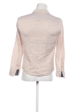 Cămașă de bărbați Bershka, Mărime S, Culoare Bej, Preț 51,99 Lei
