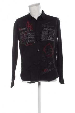 Cămașă de bărbați Desigual, Mărime XL, Culoare Negru, Preț 250,92 Lei