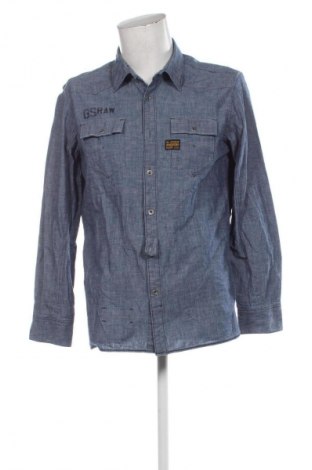 Ανδρικό πουκάμισο G-Star Raw, Μέγεθος XL, Χρώμα Μπλέ, Τιμή 27,99 €