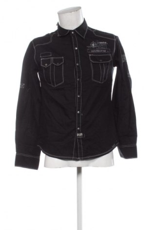 Herrenhemd Glo Story, Größe M, Farbe Schwarz, Preis 18,18 €