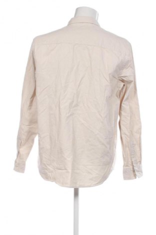 Cămașă de bărbați H&M, Mărime L, Culoare Ecru, Preț 44,99 Lei