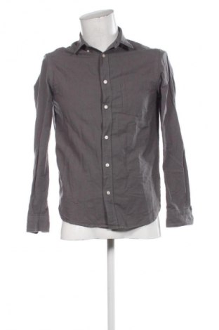Herrenhemd H&M L.O.G.G., Größe S, Farbe Grau, Preis 14,99 €