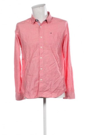 Herrenhemd Hilfiger Denim, Größe L, Farbe Rot, Preis 34,99 €