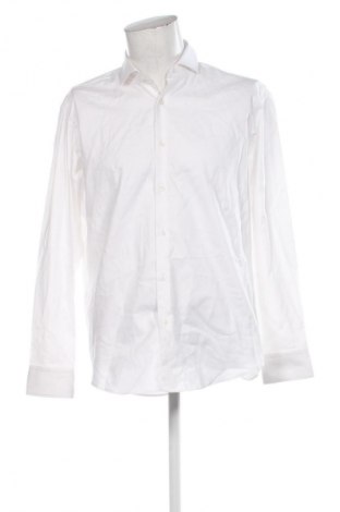 Herrenhemd Hugo Boss, Größe L, Farbe Weiß, Preis 104,99 €