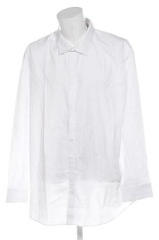 Herrenhemd Jack & Jones, Größe 4XL, Farbe Weiß, Preis 43,99 €