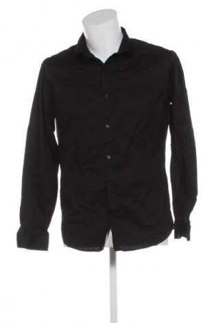 Cămașă de bărbați Jack & Jones, Mărime L, Culoare Negru, Preț 207,99 Lei