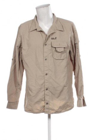 Ανδρικό πουκάμισο Jack Wolfskin, Μέγεθος XL, Χρώμα Καφέ, Τιμή 27,99 €