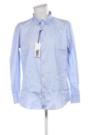 Cămașă de bărbați Karl Lagerfeld, Mărime XXL, Culoare Albastru, Preț 484,99 Lei