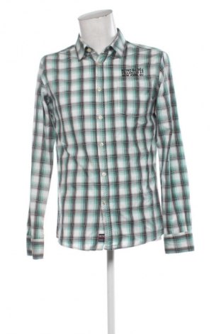 Herrenhemd Retro Jeans, Größe L, Farbe Mehrfarbig, Preis 10,99 €