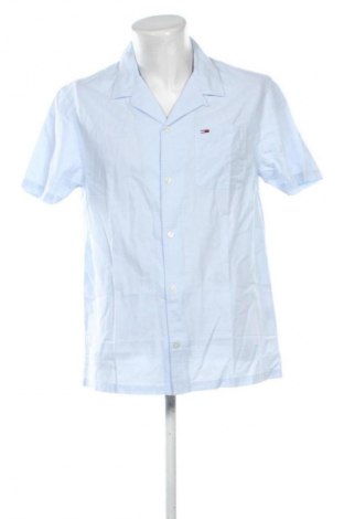 Męska koszula Tommy Jeans, Rozmiar L, Kolor Niebieski, Cena 221,99 zł