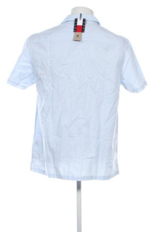 Męska koszula Tommy Jeans, Rozmiar L, Kolor Niebieski, Cena 221,99 zł