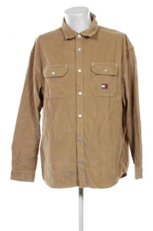Мъжка риза Tommy Jeans, Размер XXL, Цвят Бежов, Цена 33,23 €