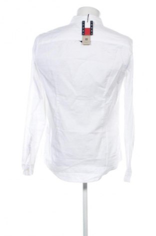 Męska koszula Tommy Jeans, Rozmiar S, Kolor Biały, Cena 221,99 zł