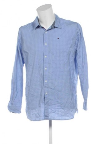 Cămașă de bărbați Tommy Jeans, Mărime XXL, Culoare Albastru, Preț 84,99 Lei