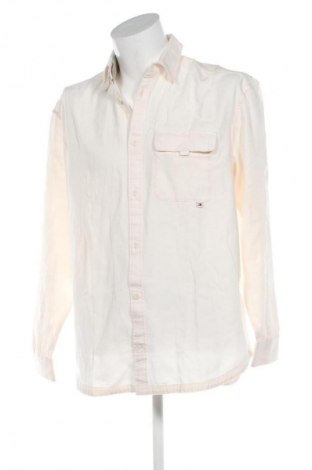 Cămașă de bărbați Tommy Jeans, Mărime S, Culoare Bej, Preț 599,99 Lei