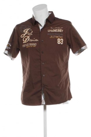 Herrenhemd Unbranded, Größe L, Farbe Braun, Preis 15,00 €