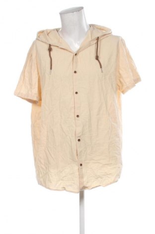 Herrenhemd Unbranded, Größe 3XL, Farbe Beige, Preis € 17,99
