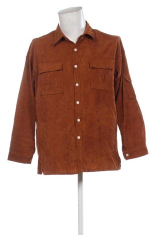 Мъжка риза Unbranded, Размер L, Цвят Кафяв, Цена 9,99 лв.