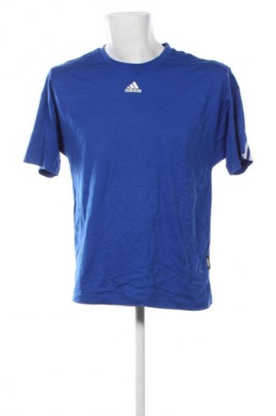 Herren Shirt Adidas, Größe M, Farbe Blau, Preis 12,99 €
