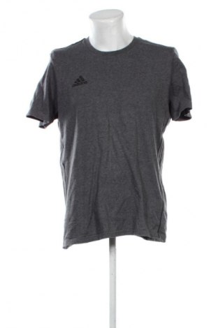 Herren T-Shirt Adidas, Größe L, Farbe Grau, Preis € 20,99