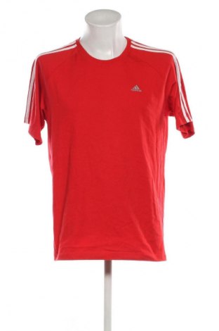 Herren T-Shirt Adidas, Größe L, Farbe Rot, Preis € 22,99